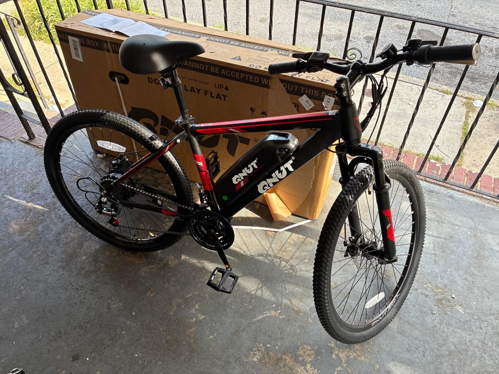 QNUT Electric Bike for Adults, Peak 1000W Motor 26