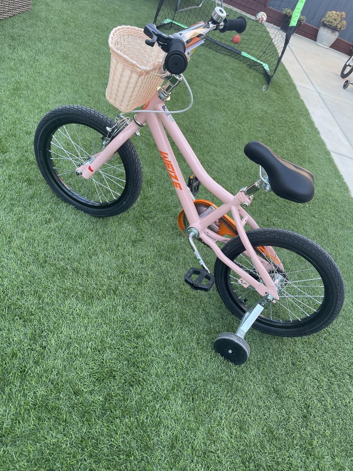 WEIZE Kids Bikes 16 20 Inch Children Bicycle with Basket for Boys Girls customer photo 1