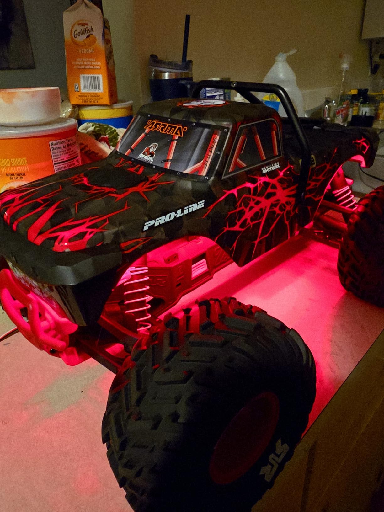ARRMA RC Truck 1/10 Quake 223S 2WD RTR (Battery and Charger Not Included) Brushless Monster Truck, Red, ARA3537T1 customer photo 1