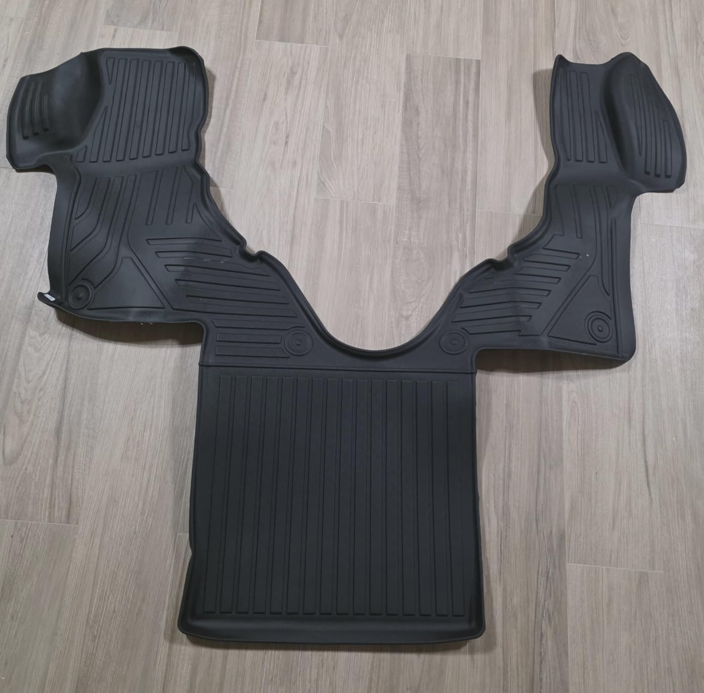 Floor Mat for 2019-2026 Mercedes Benz Sprinter Cargo Van Accessories | TPE all-weather floor mat, waterproof & mud-proof liner, anti-slip texture, scratch guard, easy-clean heavy-duty customer photo 1