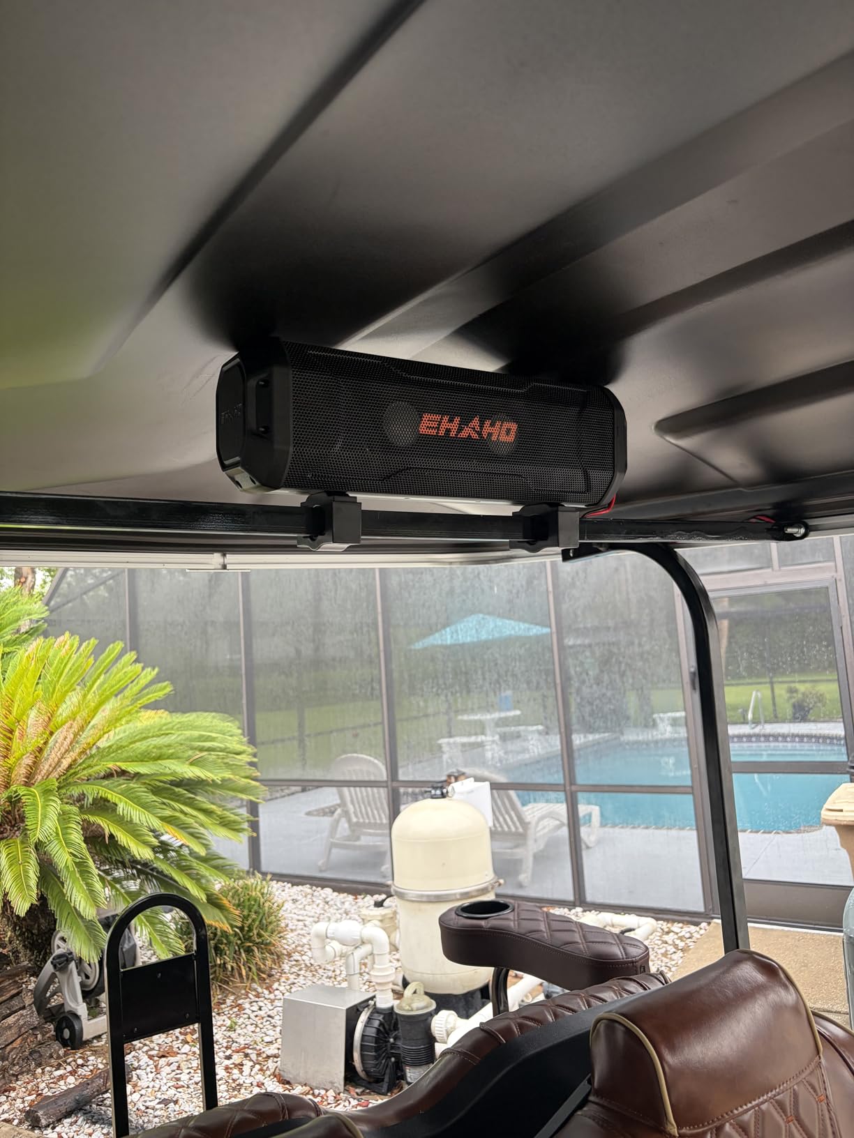 Ehaho 26'' UTV Sound Bar, Golf Cart Speaker Bluetooth with RGB Party Lights customer photo 1
