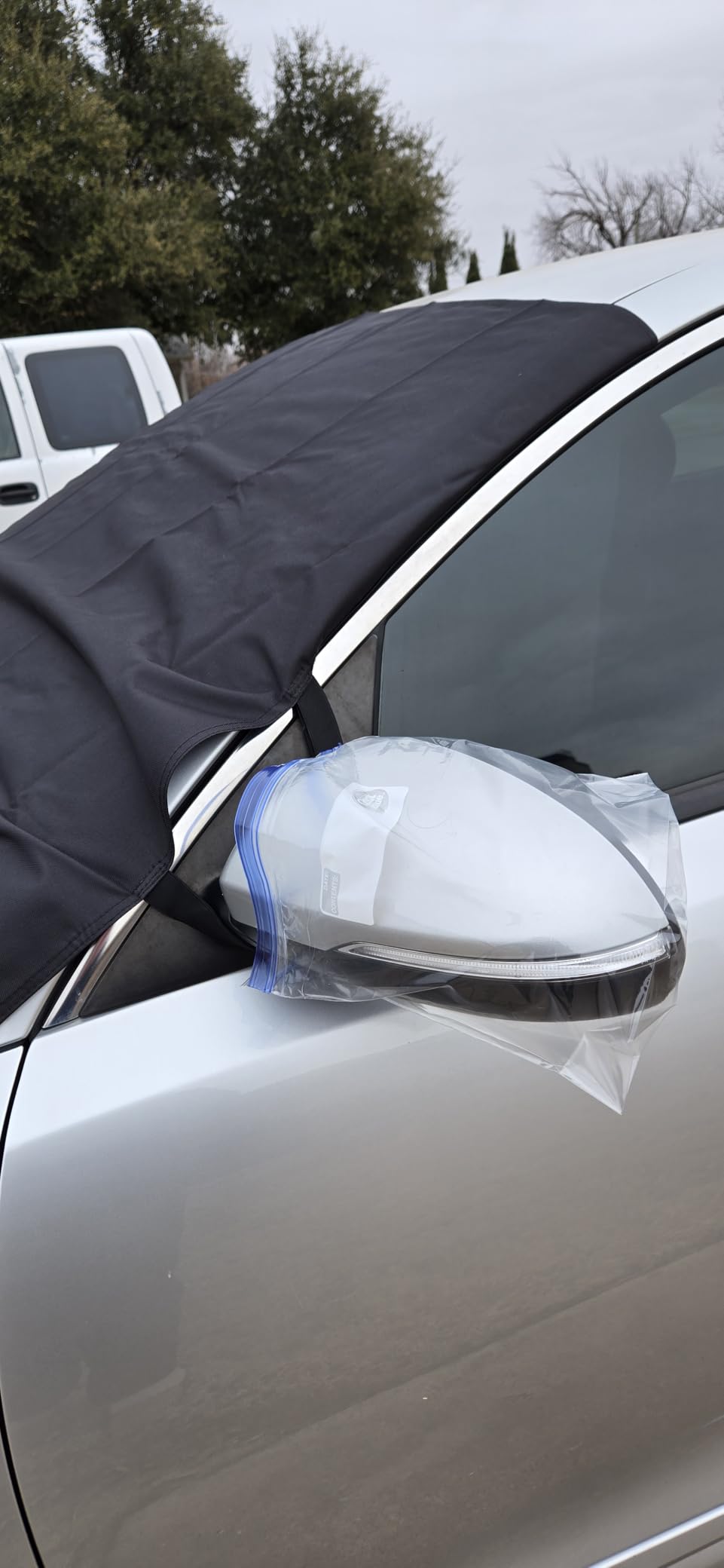 EcoNour Car Snow Cover Compatible for Kia Forte | Windshield Cover for Ice and Snow with S-Hook Straps | Heavy-Duty 600D Oxford Winter Car Cover, Waterproof & Anti-Slip customer photo 1