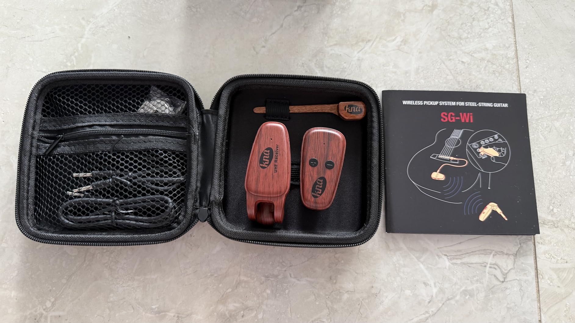 KNA SG-Wi Wireless Acoustic Guitar Pickup for Steel Strings, 100ft Range, Volume Control, Ultra-Low Latency Audio, Easy Install customer photo 2