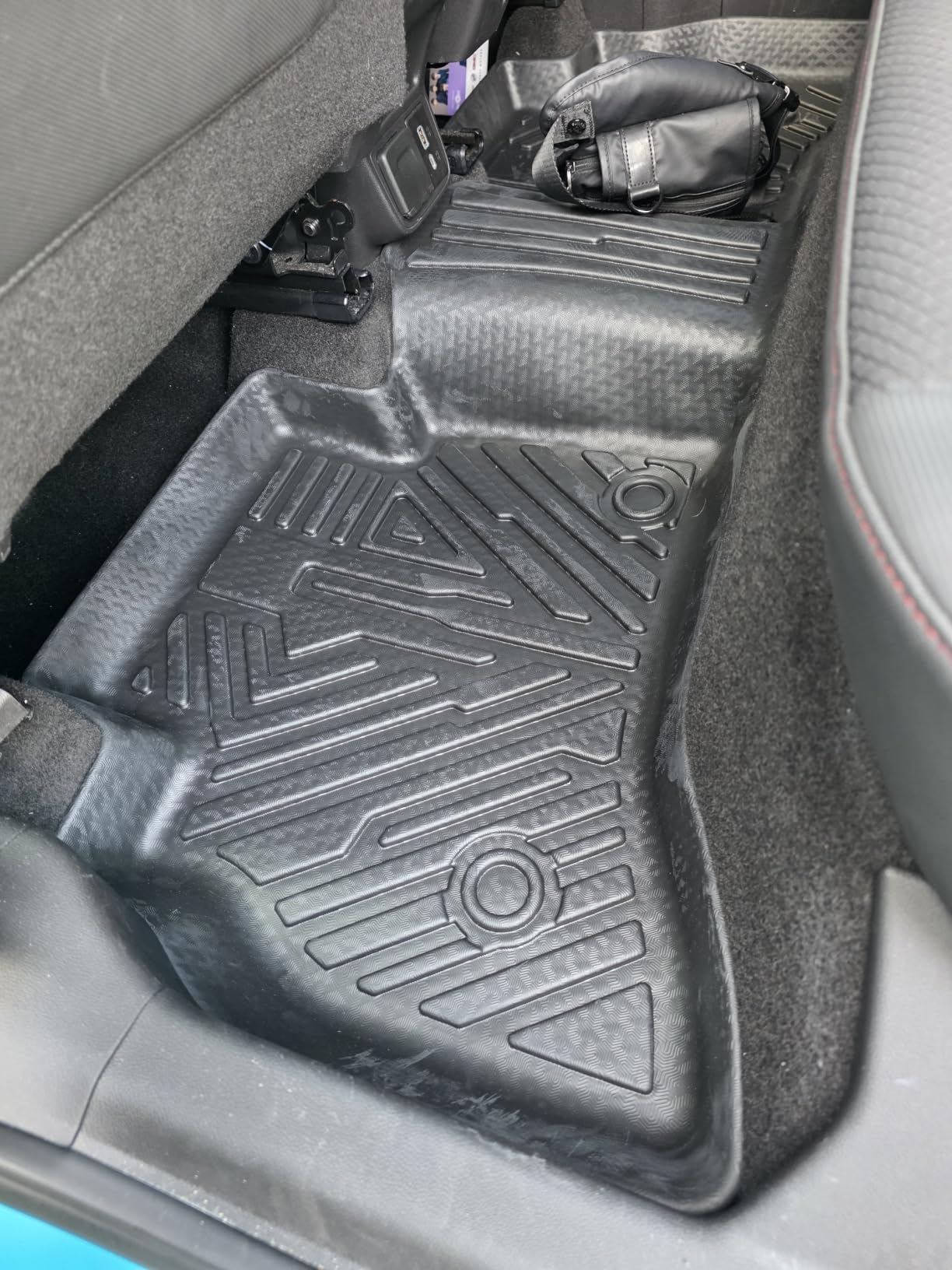 KUST Floor Mats Truck Bed Mat for 2022-2026 Nissan Frontier Accessories (Crew Cab with 2nd Row Under-Seat Storage), 5FT Bed Liner & All Weather Floor Liners Truck Mats, TPE Rubber, Raised Edge customer photo 1