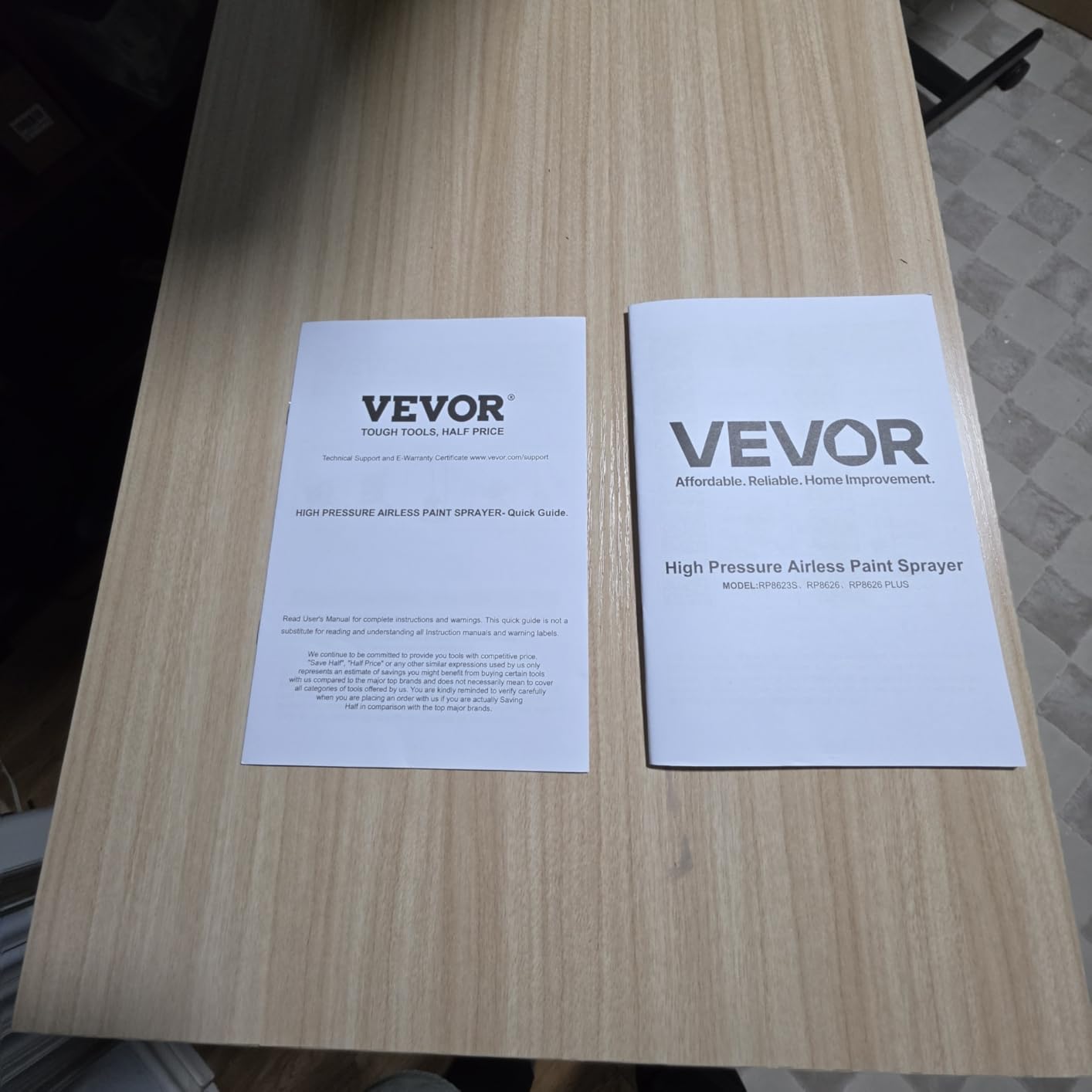 VEVOR Stand Airless Paint Sprayer, 650W, 3000PSI High Pressure Airless Sprayer with Cart, Cleaning Brush, Hose, Extension Rod, Nozzles, Electric Spray Paint Machine for House Exterior and Interior customer photo 2