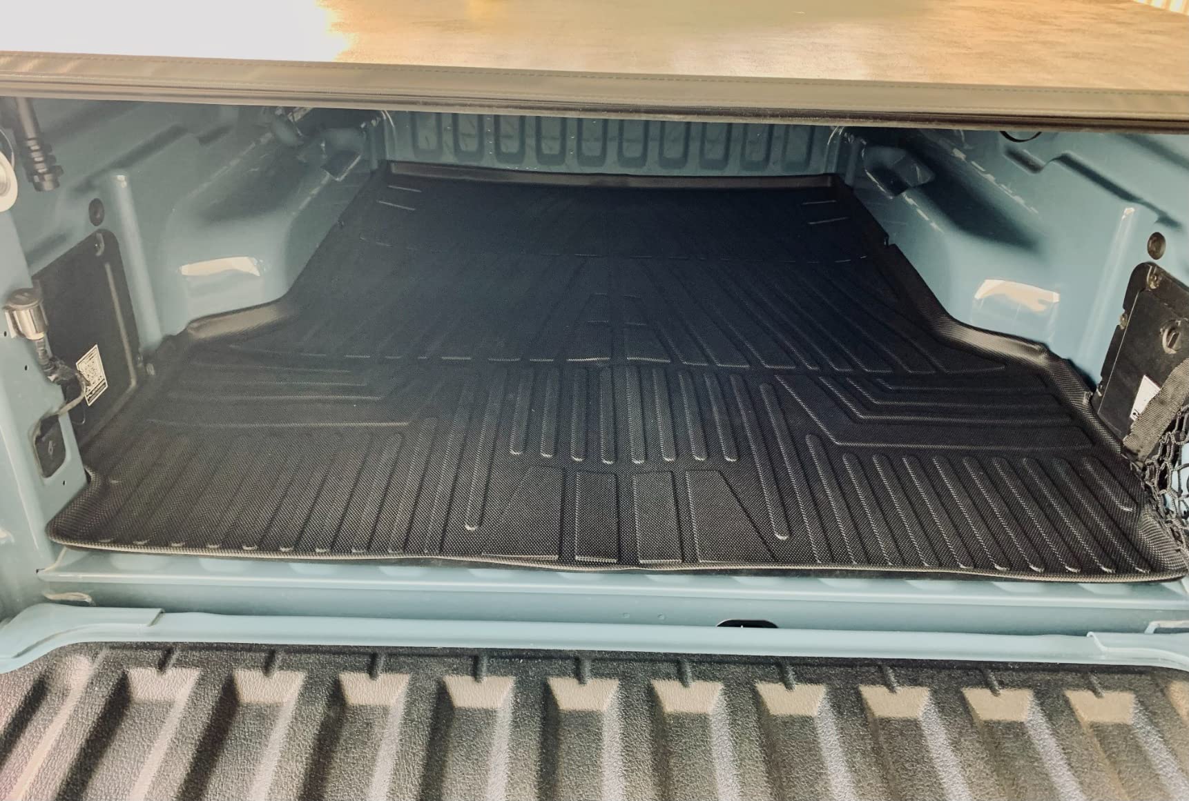 Mixsuper Truck Bed Mat for Chevy Silverado 1500 & Sierra 1500 2019-2026, Fit for 5.8 Ft Bed, All Weather Bed Liner TPE Durable Odorless Black customer photo 1