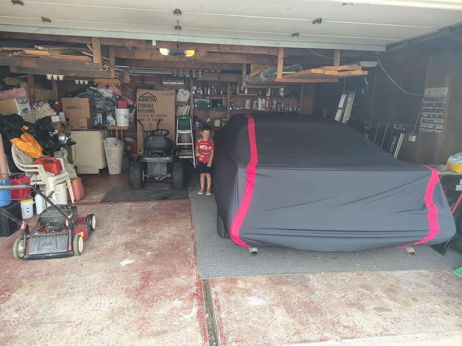 Indoor Car Cover for Sports Cars, Stretch Satin Luxury Vehicle Cover, Dustproof & Scratch Resistant, Snug Fit Compatible with Porsche 911 718, Chevy Corvette C4 C5 C6 C7, Size M:168-182 inchs customer photo 1