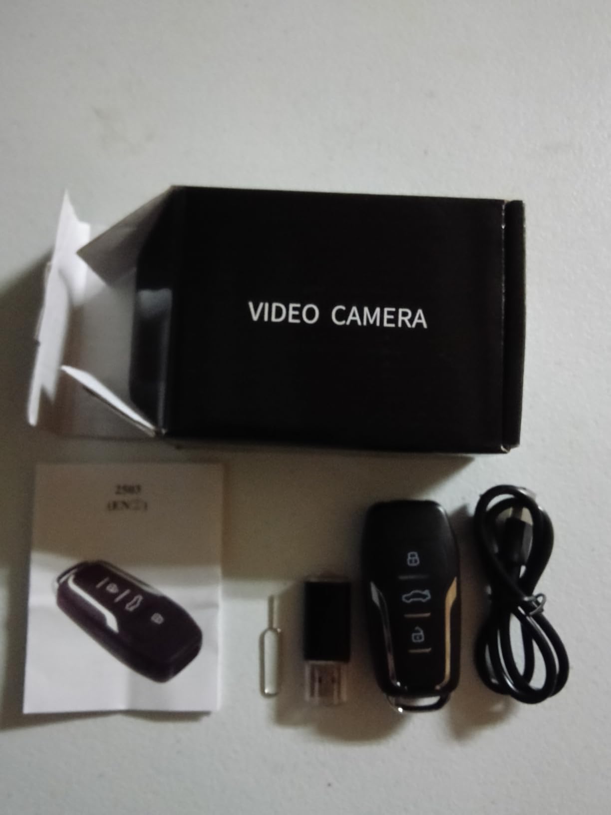 Portable Car Key Style Mini Camera, 64GB Body Cam,1080P HD Motion Detection Recorder, USB Charging for Home & Personal Property Safety customer photo 1