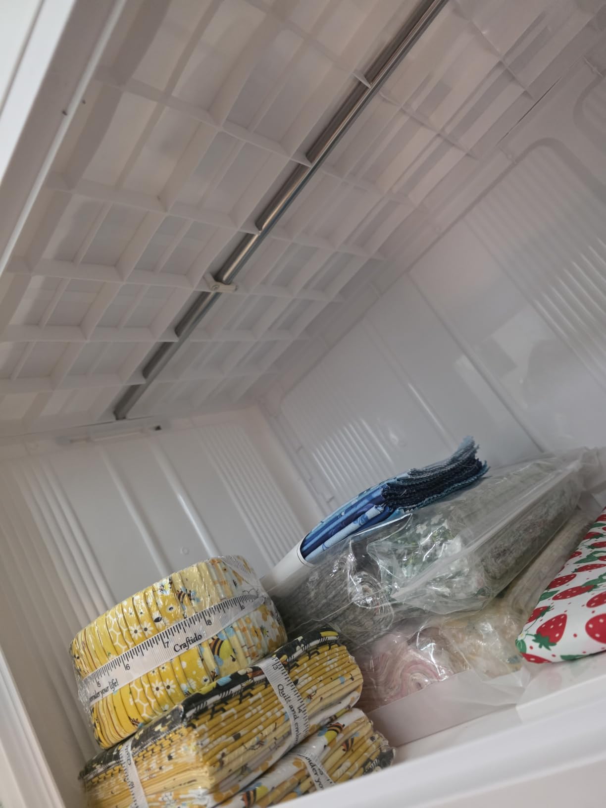 960QT Extra Large Stackable Storage Bins with Lid, 240Gal Plastic Closet Organizers and Storage Drawer, Collapsible Cabinet Box with Wheels Clear Doors for Home Kitchen Garage, 4Pack White customer photo 1