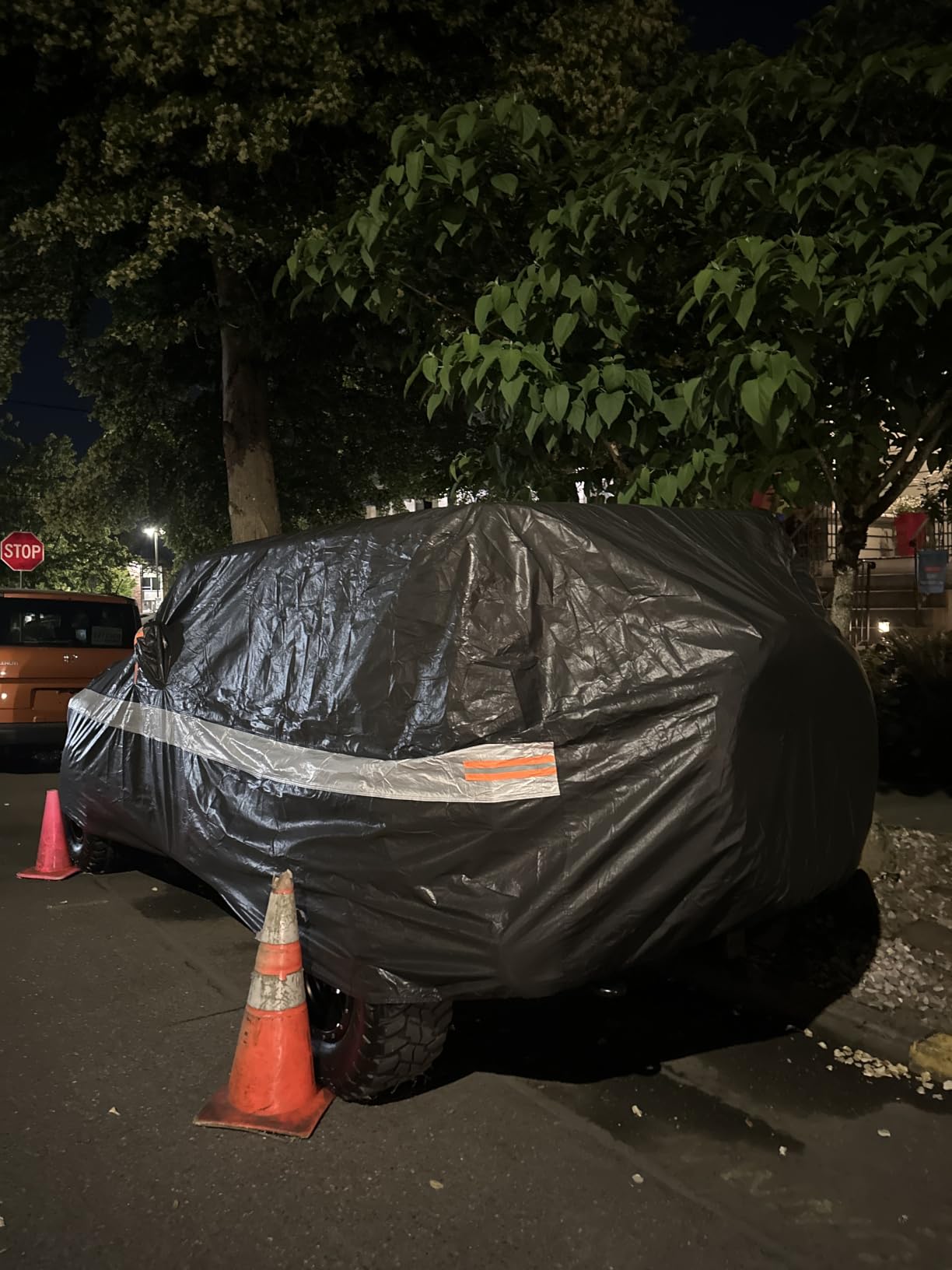 10 Layers Car Cover Custom Fit for Lexus ES ES350 ES300 ES300h ES350e ES500e(2012-2026), Waterproof All Weather for Automobiles, Outdoor Full Cover Sun Dust Rain Protection with Cotton. Black customer photo 1