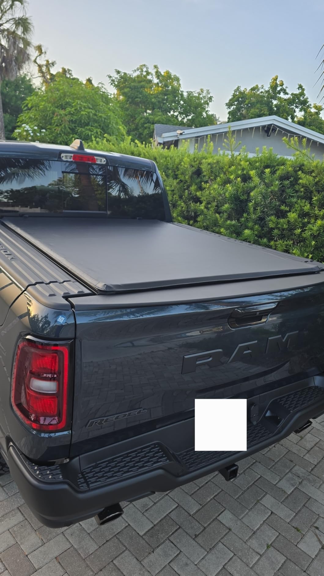 Soft Roll Up Tonneau Cover Truck Bed Waterproof Dustproof Compatible with 2009-2026 Ram 1500 5.7FT/67.4inch with RamBox Fleetside customer photo 1