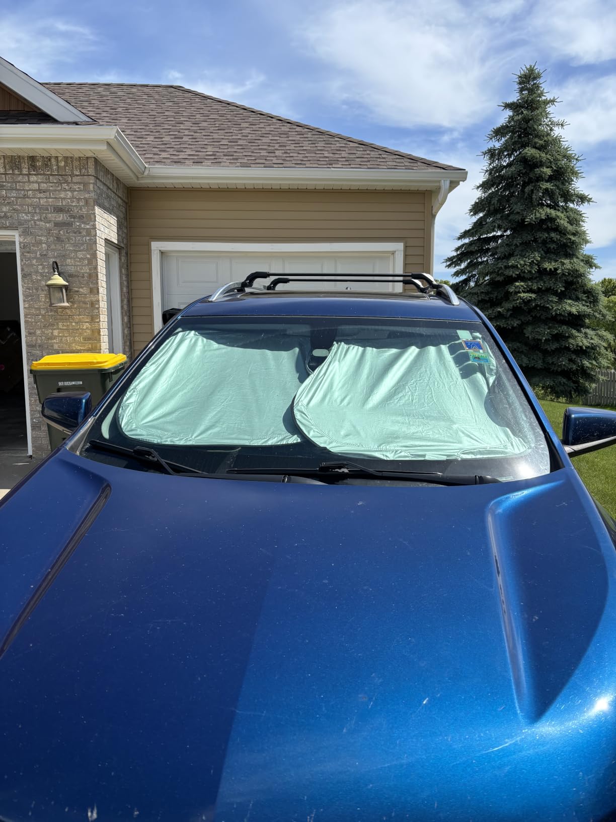 330 lb Roof Rack Cross Bars Fit for 2017-2025 Mazda CX-5 CX5 | Lockable Aluminum Crossbars for Flush Side Rails; Sunroof-Friendly, No-Drill; for Cargo Box, Kayak, Bike, Skis & Luggage customer photo 2