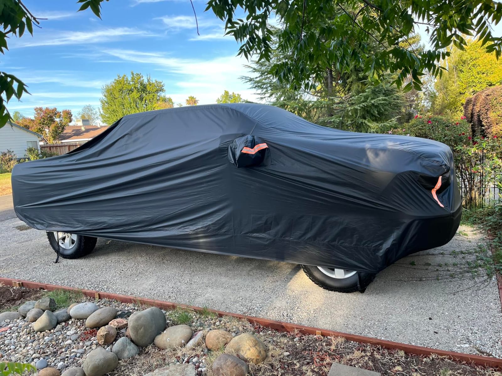 Wrangler Car Cover for Jeep Wrangler 4 Door Waterproof 2006-2026 JK JL | Outdoor Full Exterior Cover for Sun Rain Snow Hail UV Dust Protection with Driver Door Zipper customer photo 1