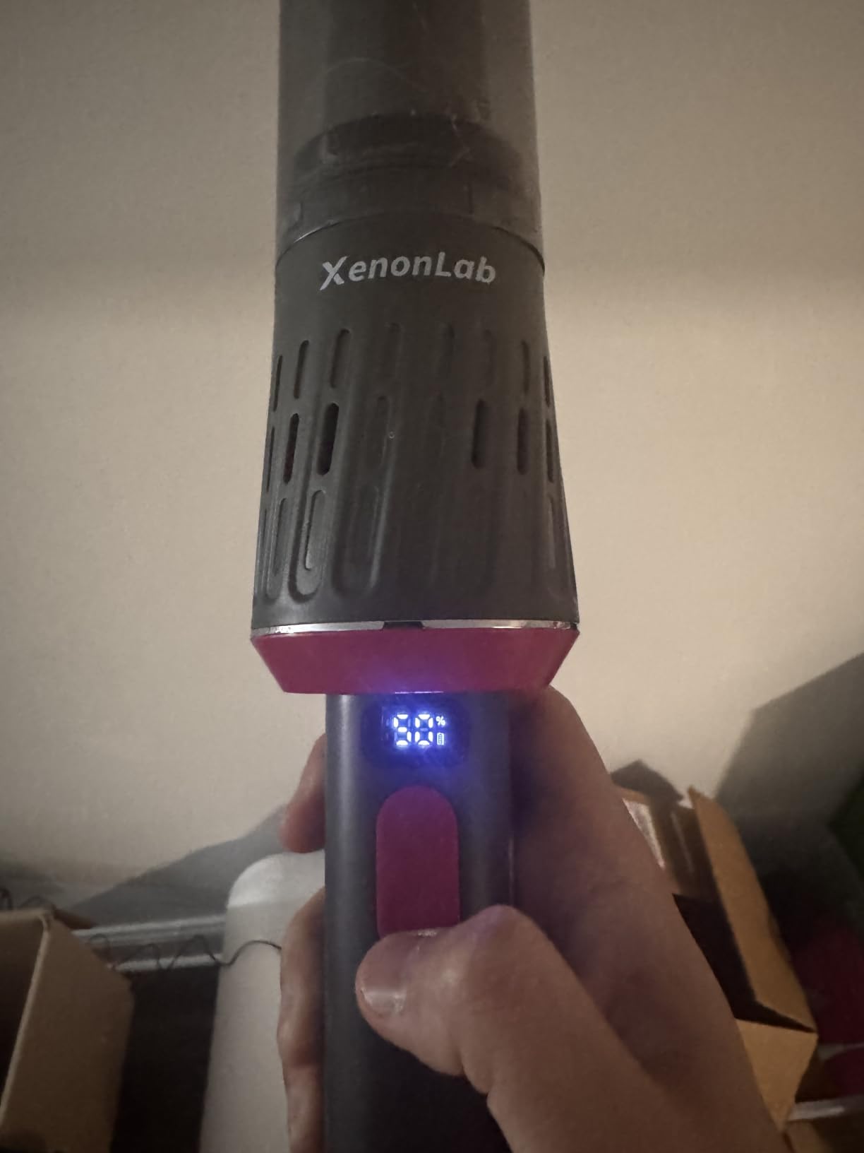Handheld Vacuum Cordless 25000Pa Car Vacuum 3-in-1 Handheld Vacuum, Includes Smart Display and Charging Base Hand Vac Cordless Rechargeable One-Touch Empty for Home/Pet/Car customer photo 2