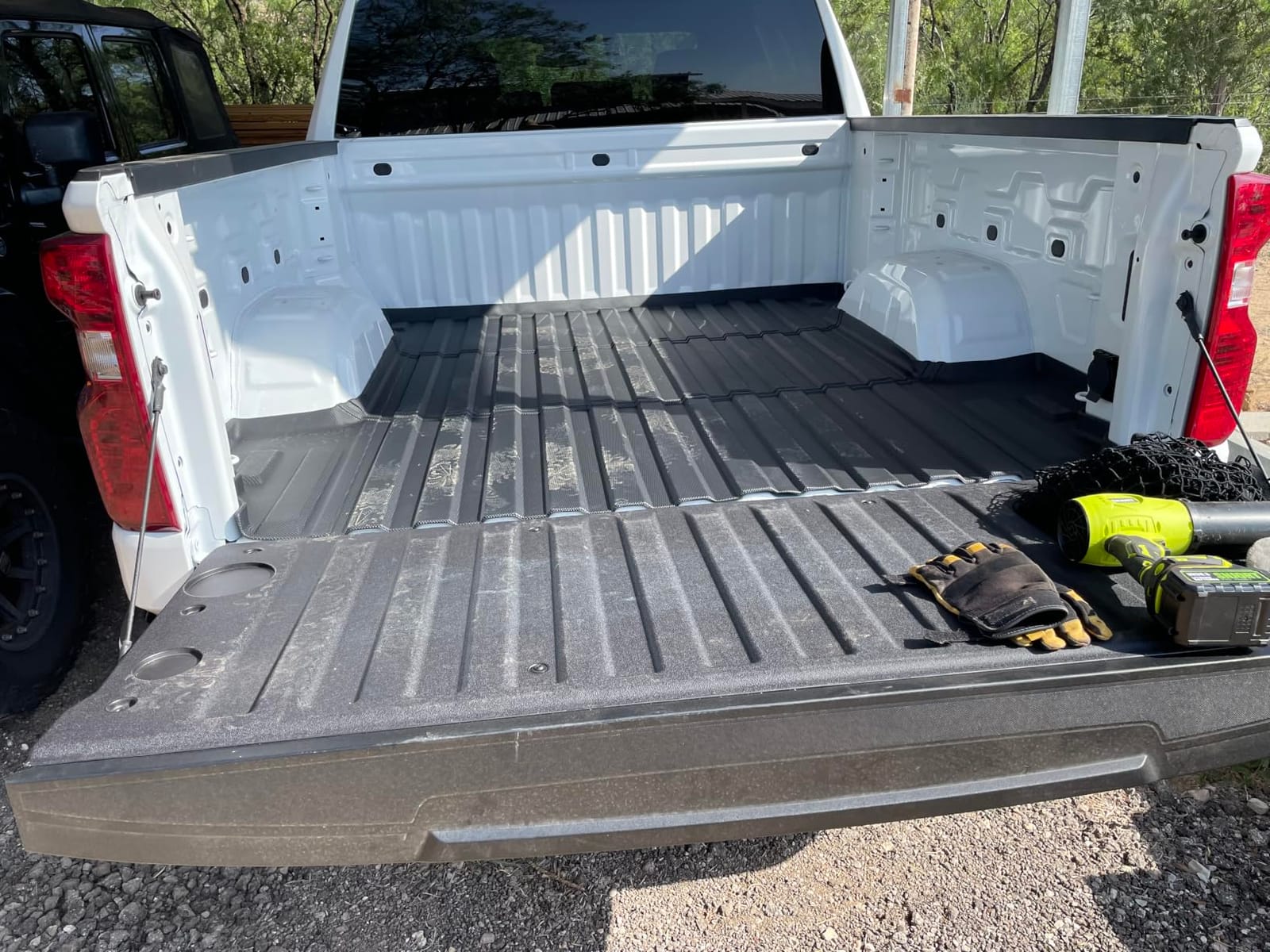 Truck Bed Mat for 2019-2026 Chevy Silverado 1500 & GMC Sierra 1500 | Not for Drop-In Liners or 2019 LD,Heavy Duty TPE All Weather Bed Liner, FREE Bonus Tailgate Liner & Cargo Net Included customer photo 2