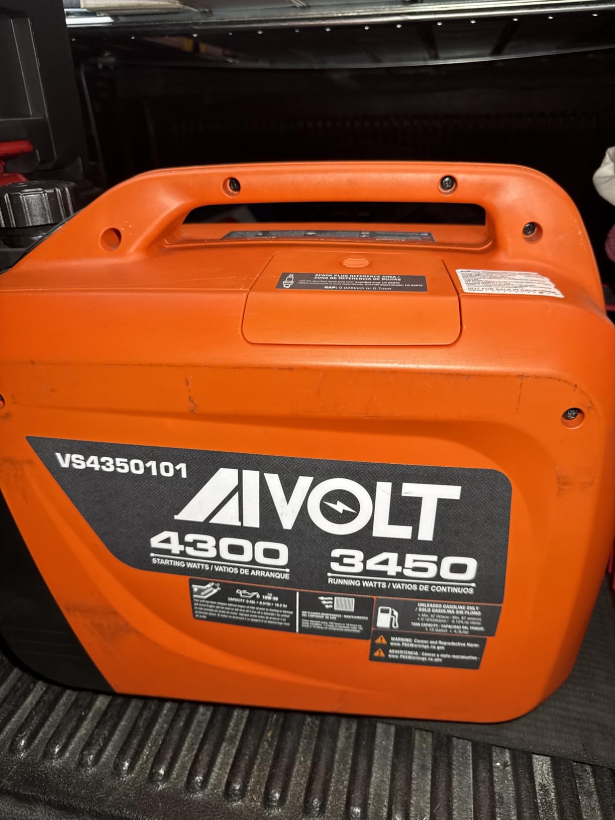 AIVOLT 1750W Inverter Generator Portable Gas Generator for Camping Home customer photo 1