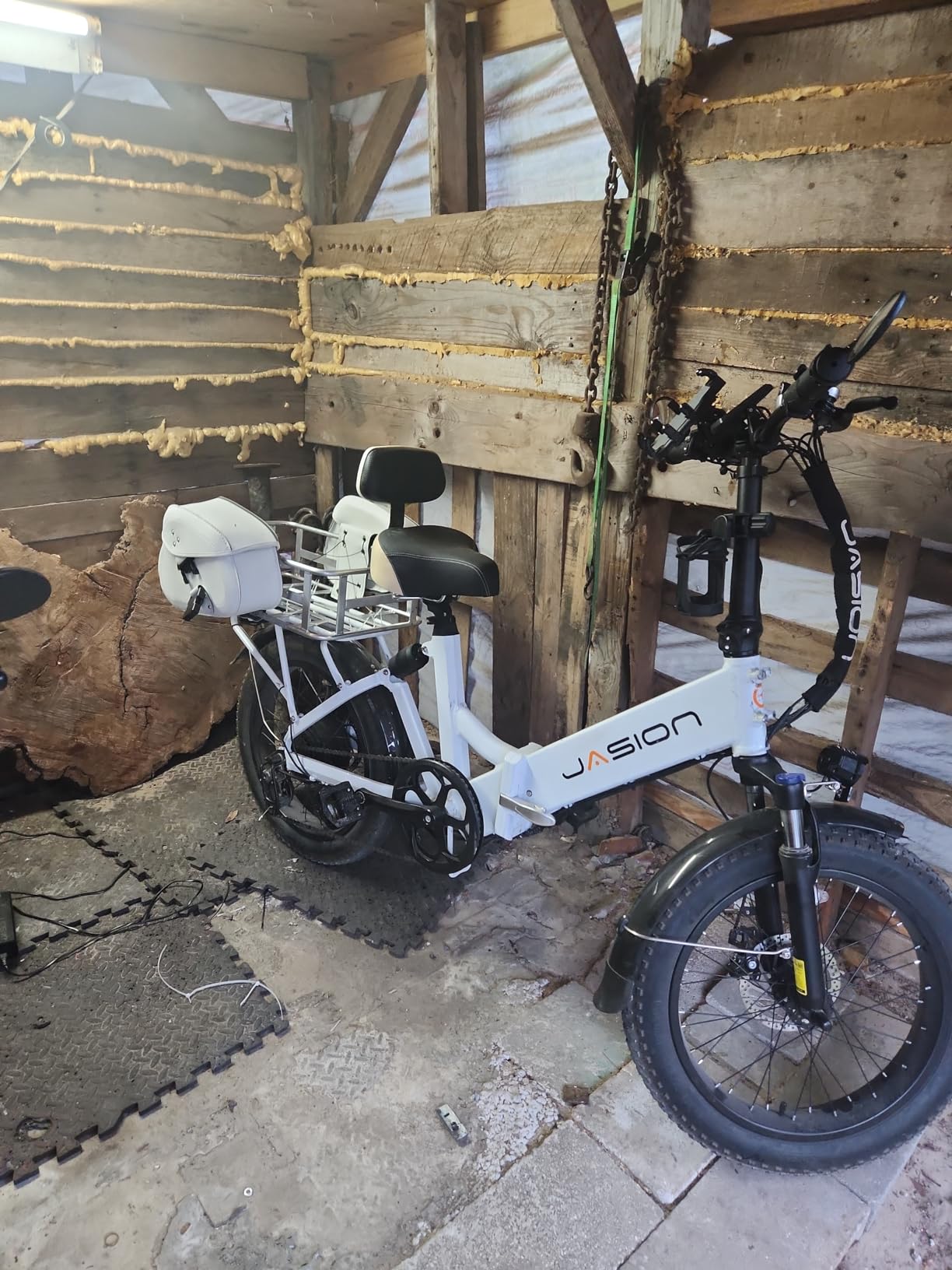 Jasion Thunder/PRO/ST Electric Bike, 2000W/1800W Peak Ebikes for Adults, 26'' Fat Tire Best Ebike for Men, 90/80 Miles with 1040Wh/864Wh Battery, 35/30+MPH Max Speed Bicycles, 500/400LB Capacity customer photo 2