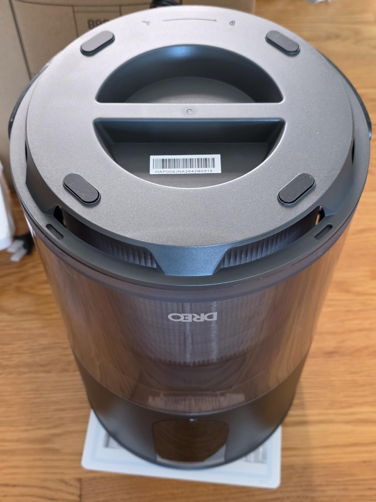 DREO Smart Air Purifier for Home, Up to 1176 ft², HEPA Sleep Mode, Air Cleaner for Large Rooms & Bedrooms, Wi-Fi/Voice/Alexa, Pets, Smoke, Dust, Pollen & Odors, PM2.5 Monitor, DR-HAP009S (Dreo 539S) customer photo 2