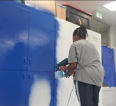 1000W Paint Sprayer - HVLP Electric Spray Paint Gun with 4 Copper Nozzles & 3 Patterns customer photo 1