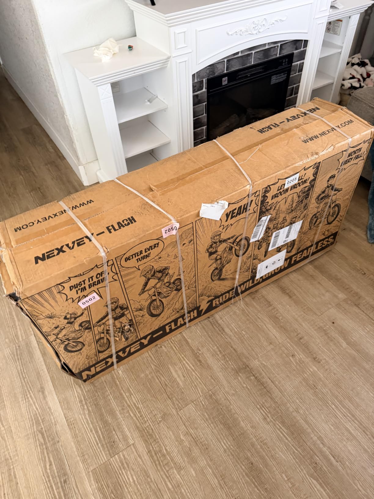 NEXVEY FLASH PRO Electric Dirt Bike for Adults, 5000W Peak Mid-Drive Motor Electric Motorcycle with Wheelie Assist, 55 MPH 50 Miles 60V 27Ah, 17/14