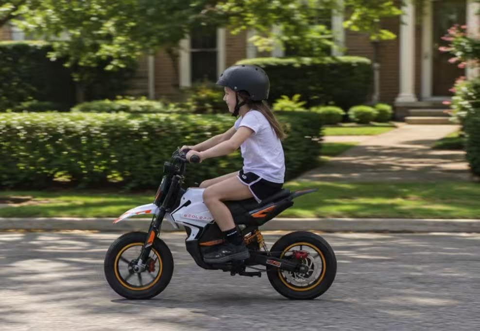 K2 Kids Electric Dirt Bike, 36V 750W Peak Motor, 19.8 MPH, 18-Mile Range, 3-Speed Modes, Dual Suspension & Disc Brake, Electric Motorcycle for Kids Ages 4-9 customer photo 2