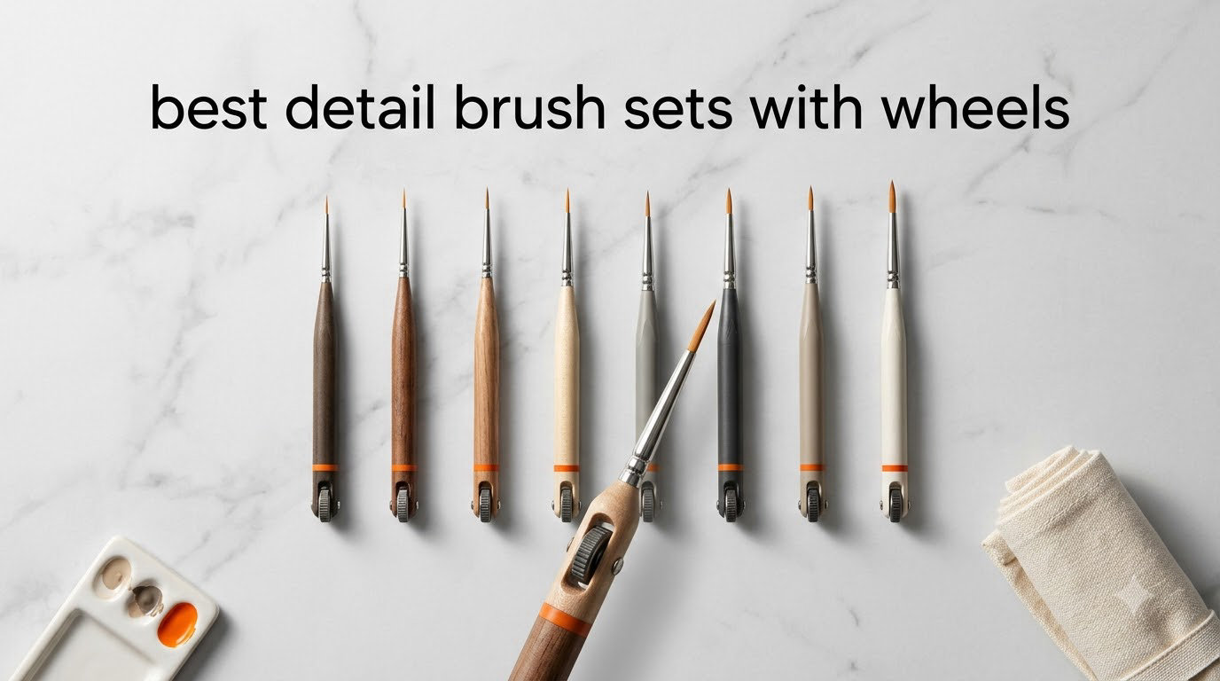 best detail brush sets with wheels