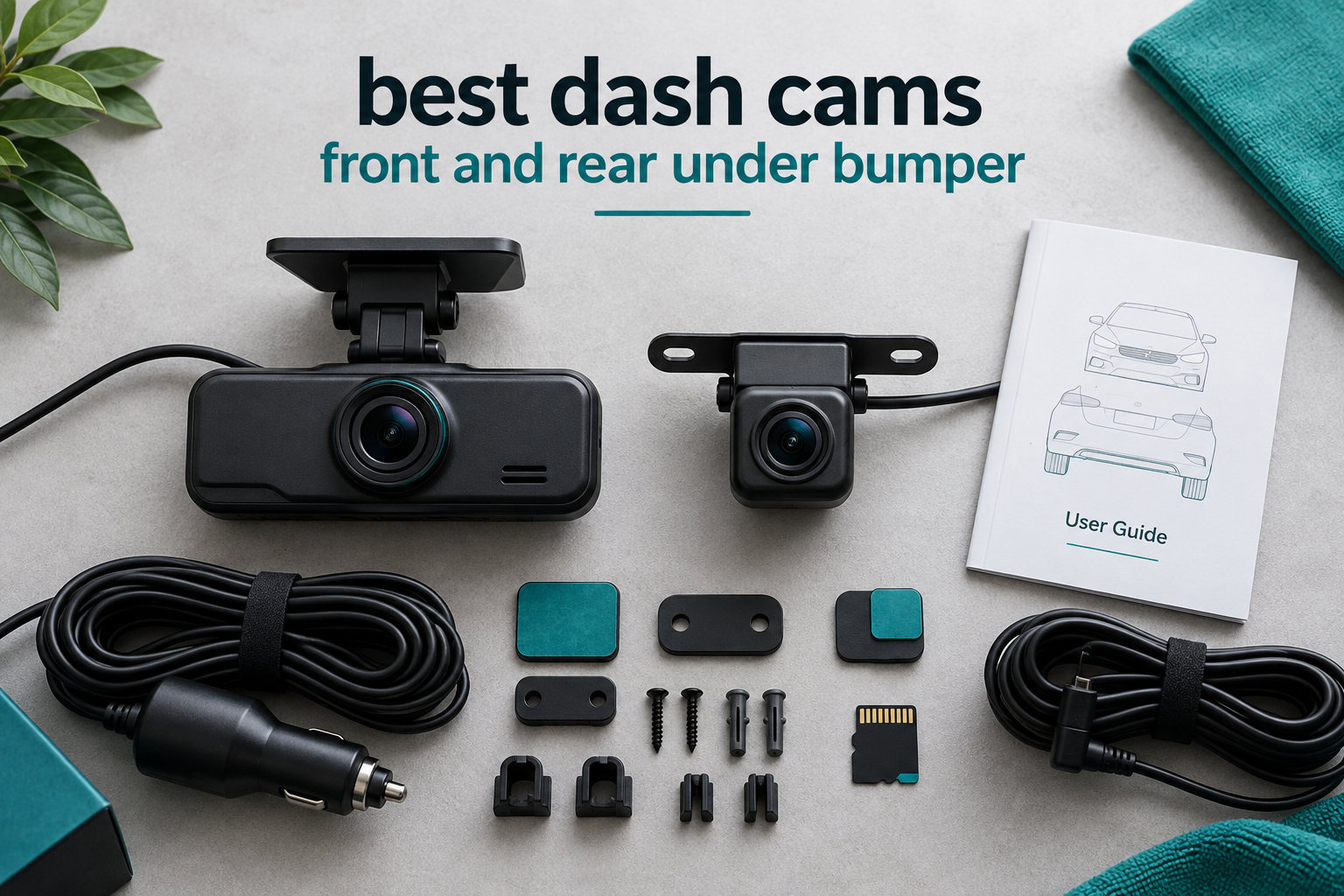 best dash cams front and rear under bumper