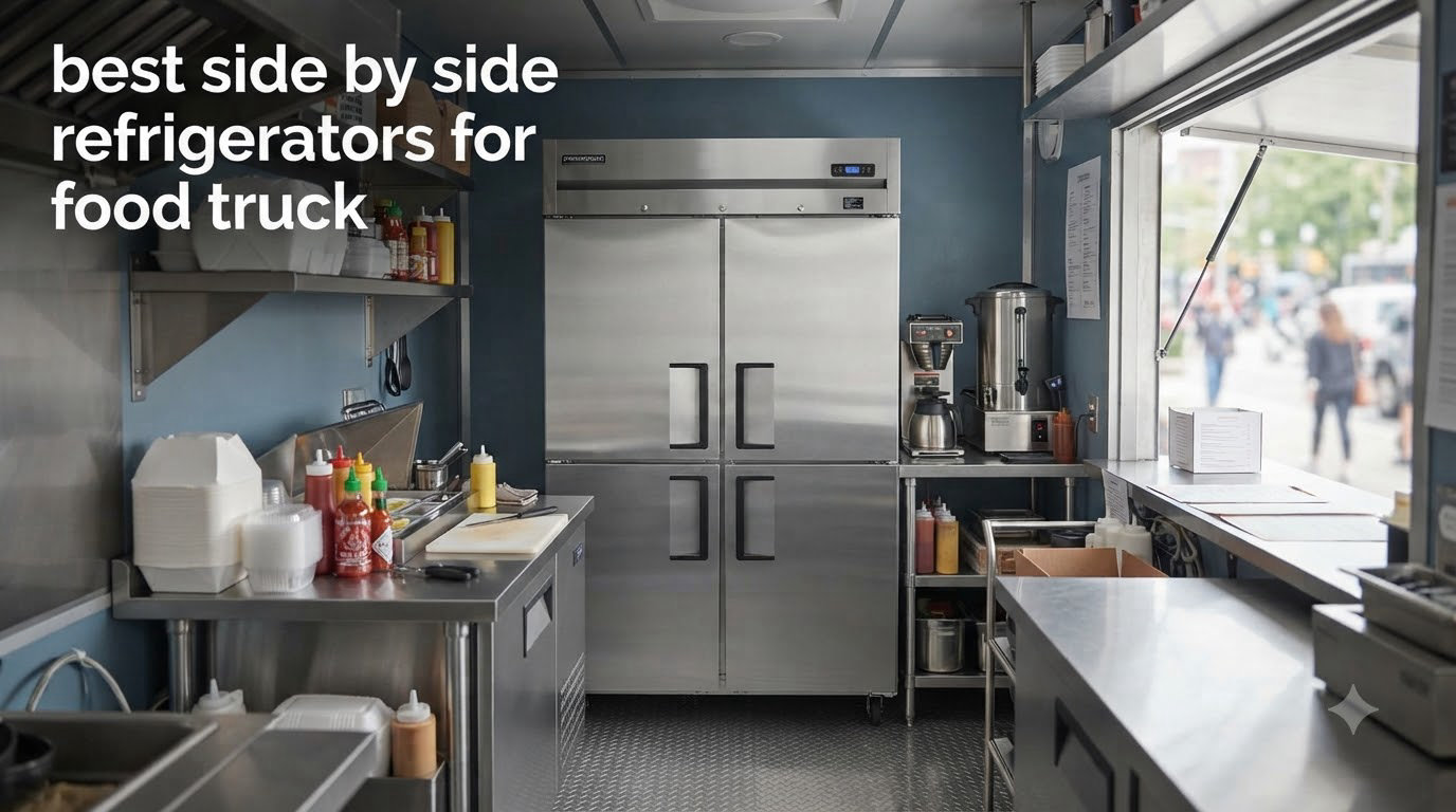 best side by side refrigerators for food truck