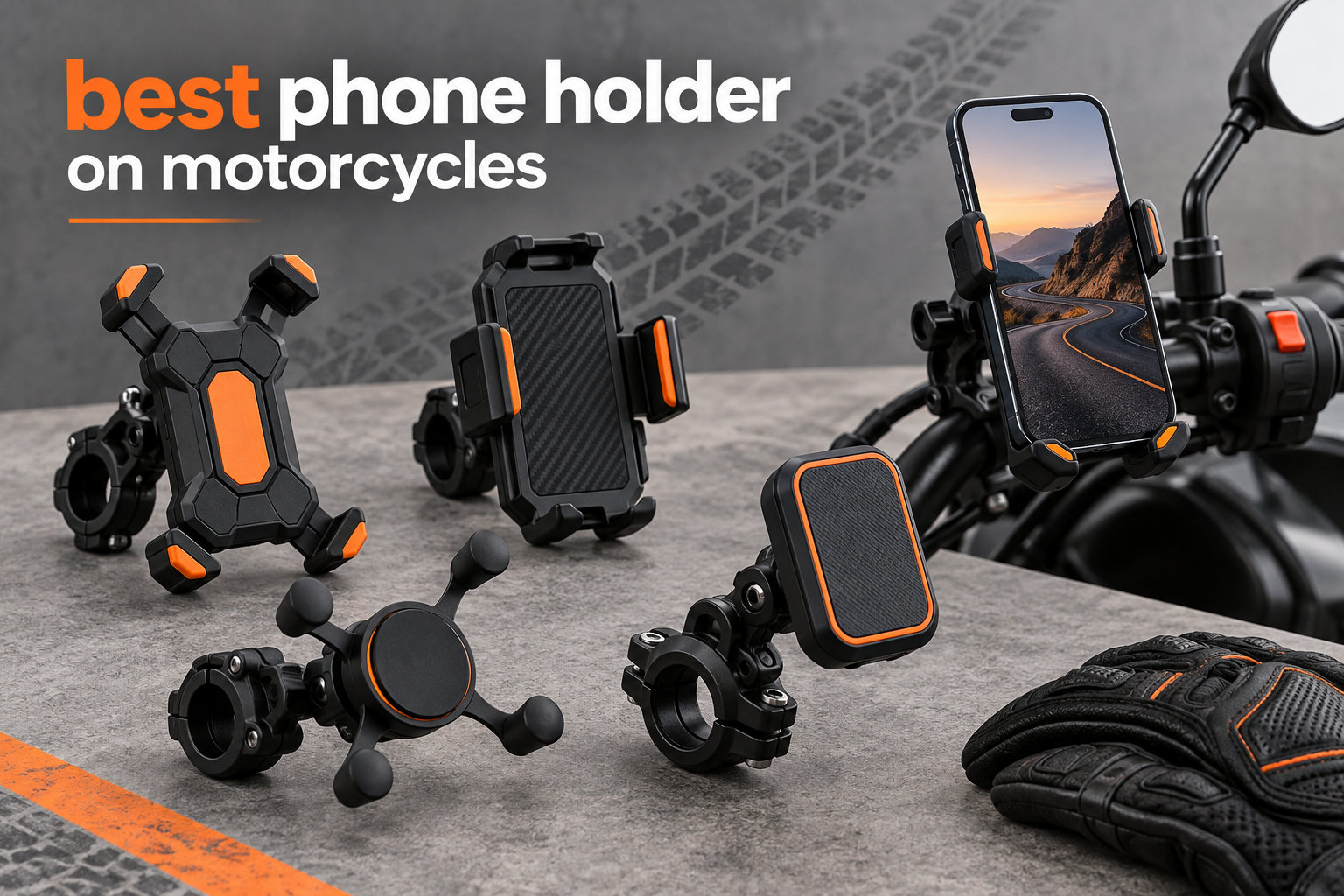 best phone holder on motorcycles