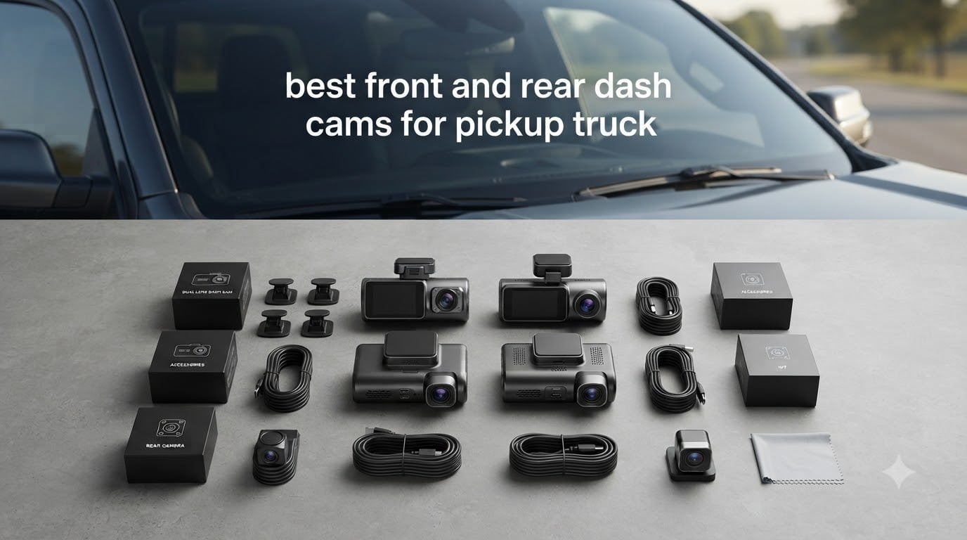 best front and rear dash cams for pickup truck