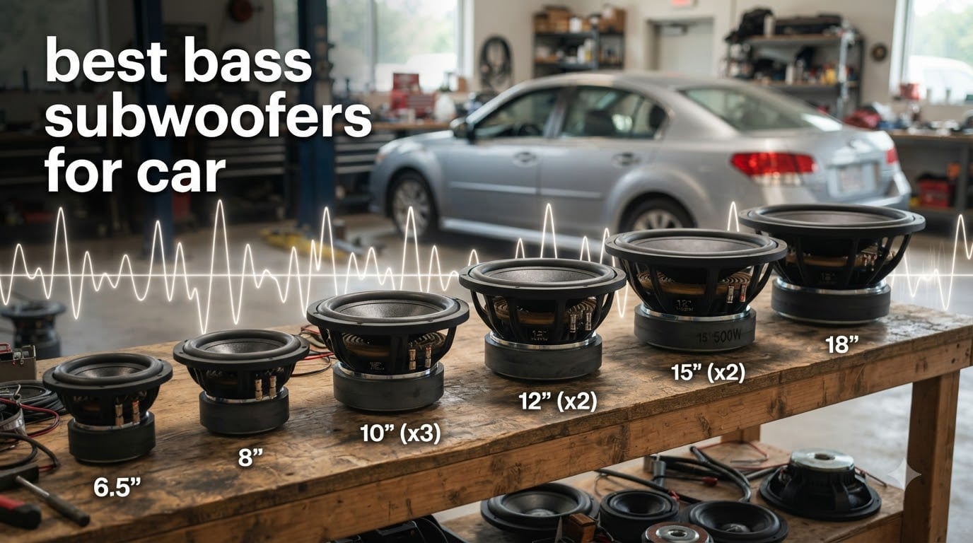 best bass subwoofers for car