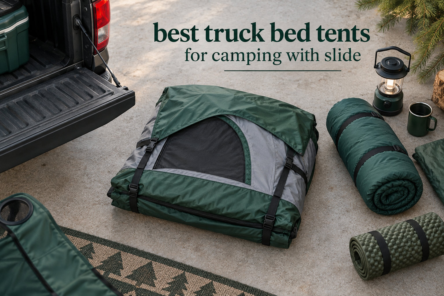 best truck bed tents for camping with slide