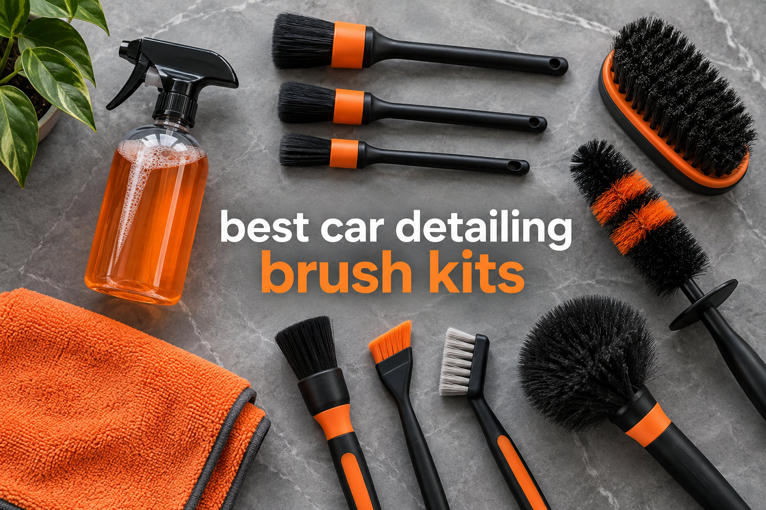 best car detailing brush kits