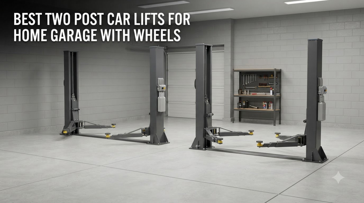 best two post cars lifts for home garage with wheels