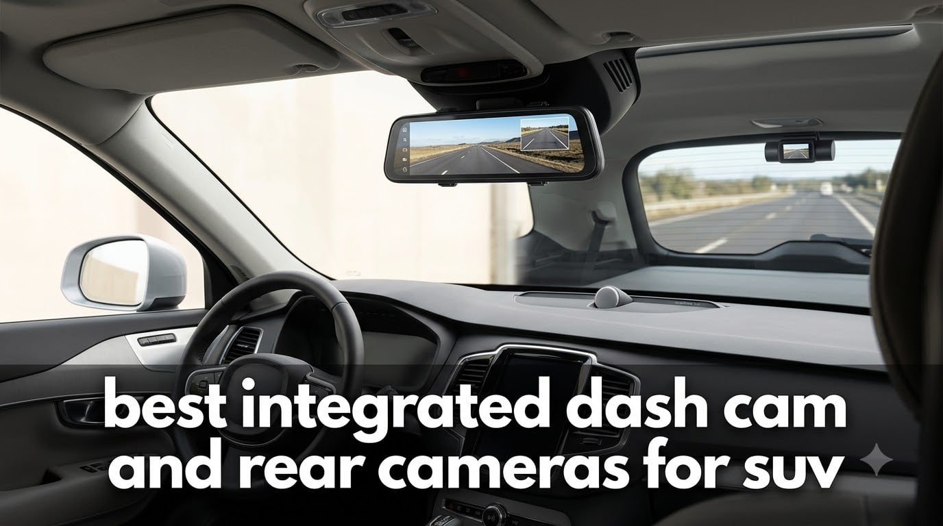 best integrated dash cam and rear cameras for suv