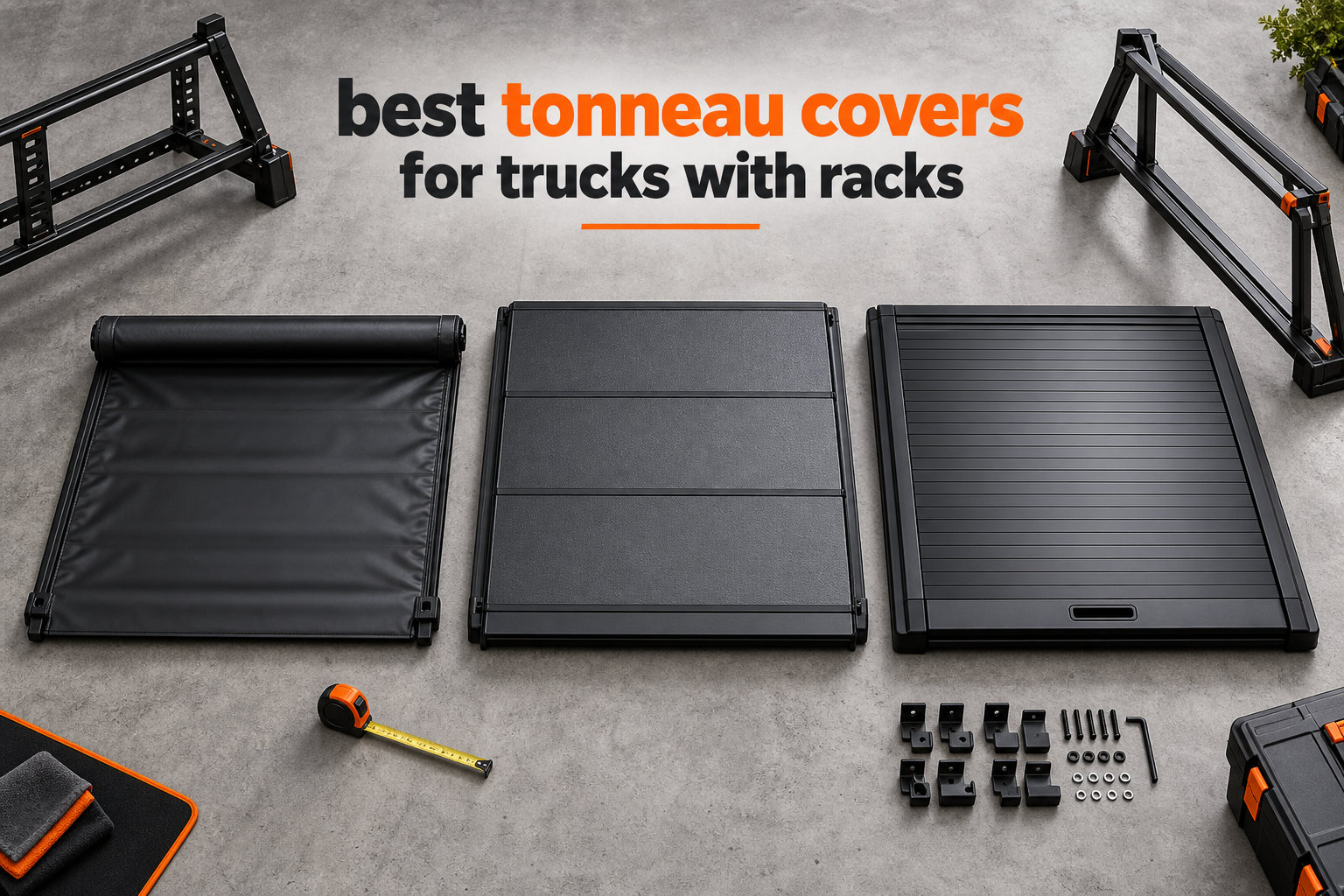 best tonneau covers for trucks with racks