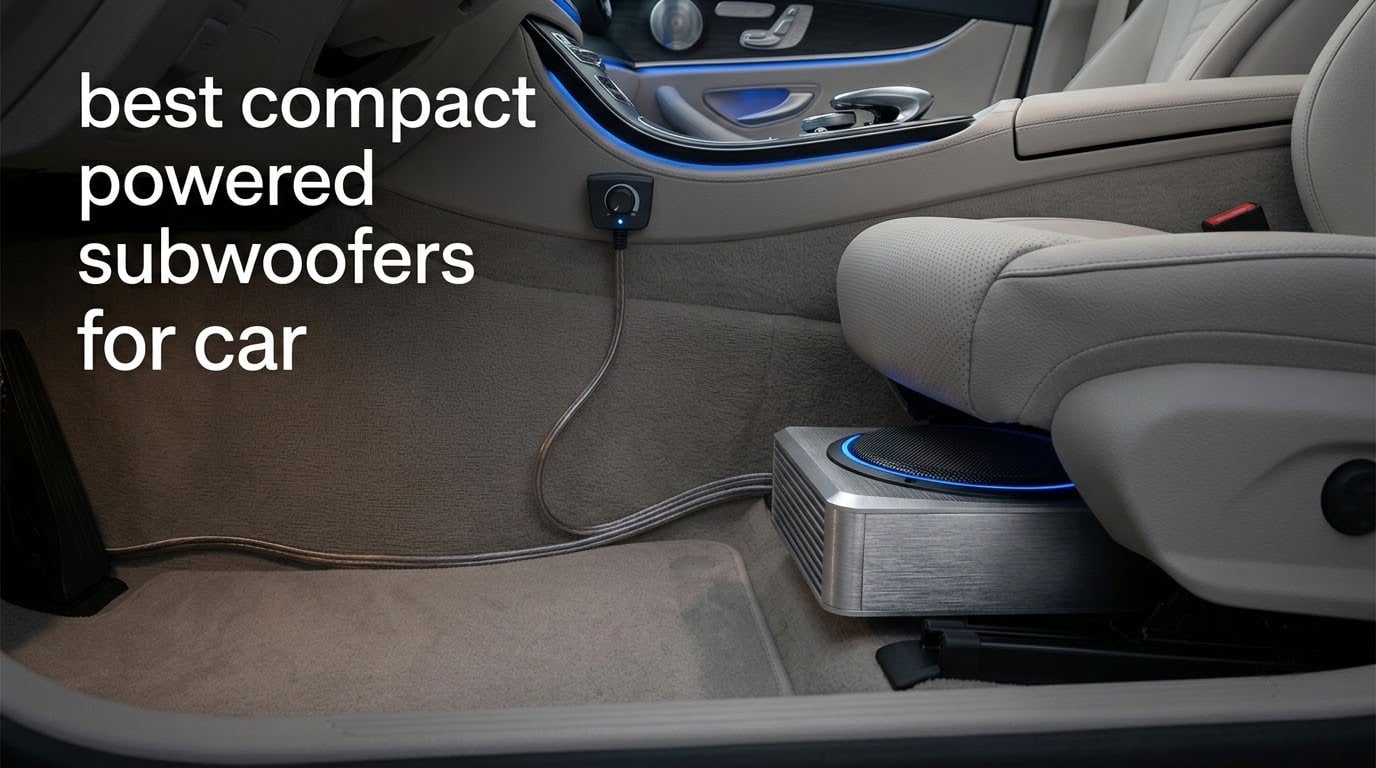 best compact powered subwoofers for car