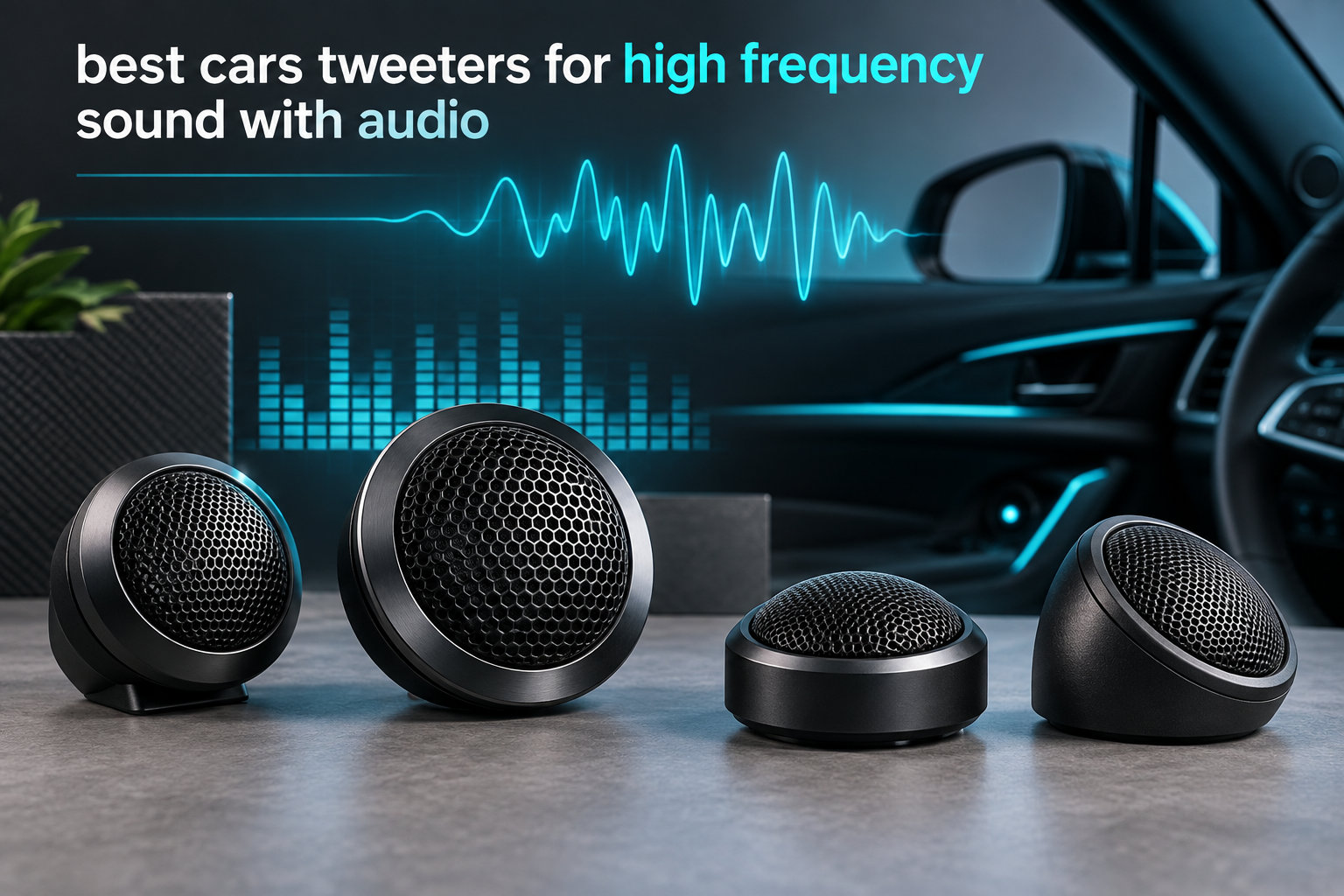 best cars tweeters for high frequency sound with audio