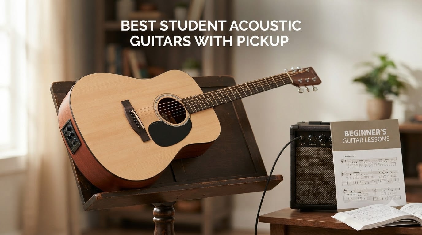 best student acoustic guitars with pickup