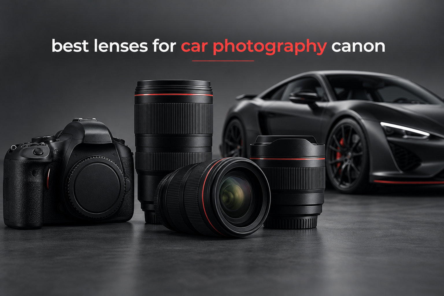 best lenses for car photography canon