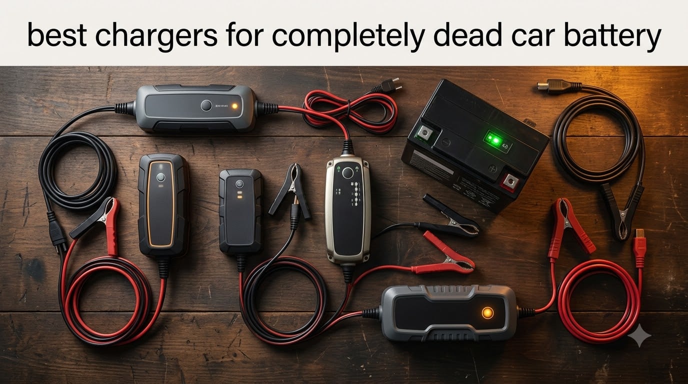 best chargers for completely dead car battery