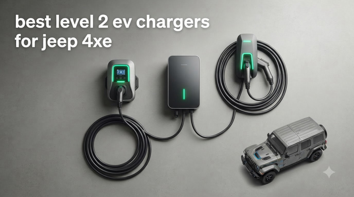 best level 2 ev chargers for jeep 4xe