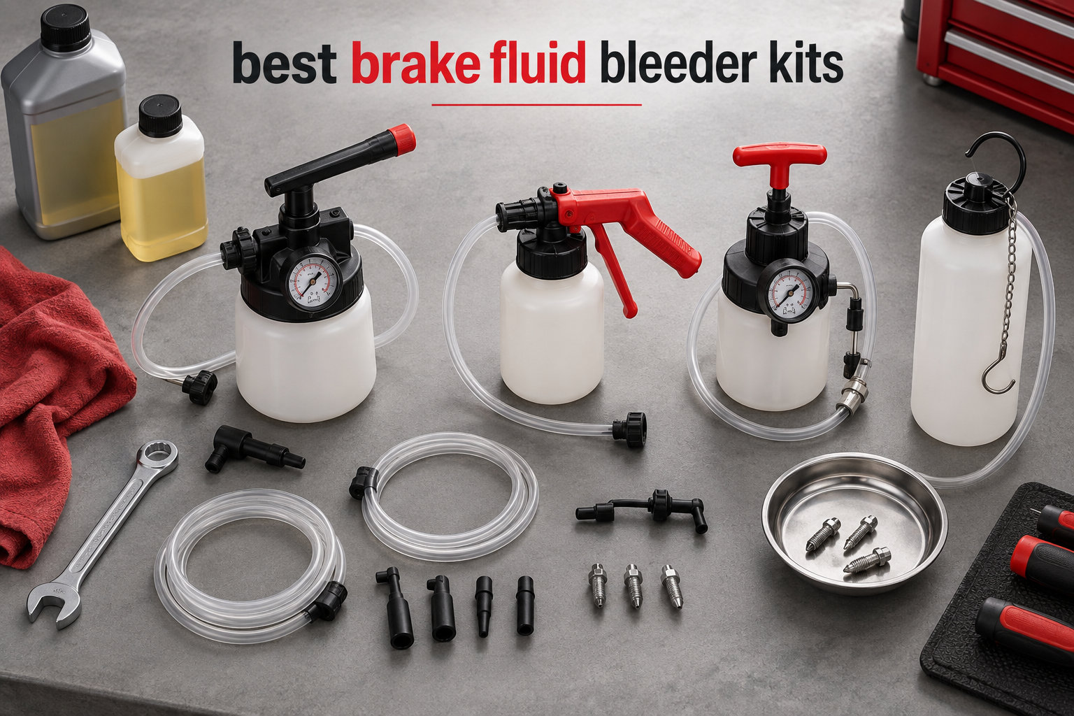 best brake fluid bleeder kits
