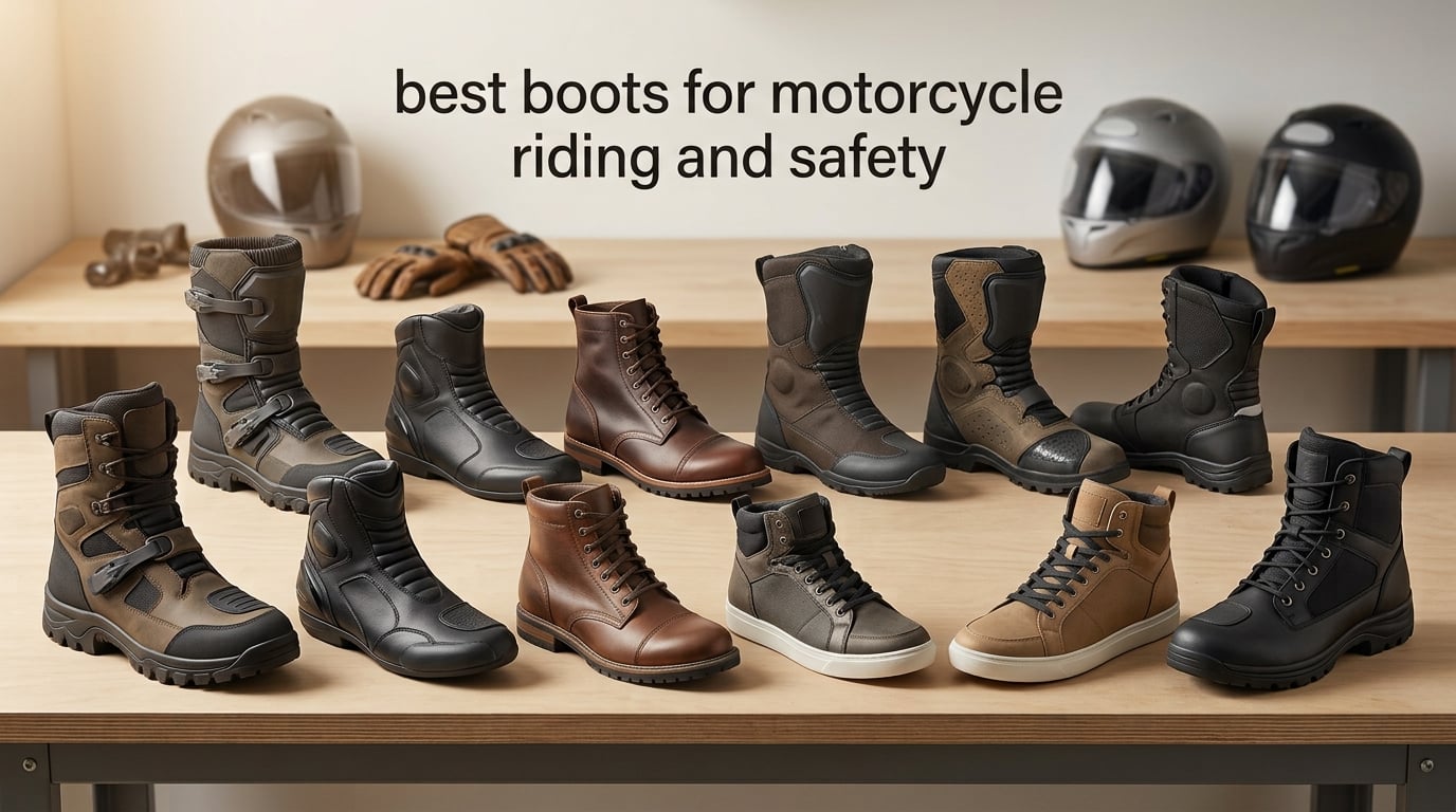 best boots for motorcycle riding and safety