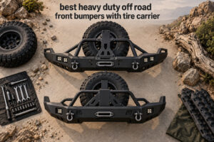 best heavy duty off road front bumpers with tire carrier