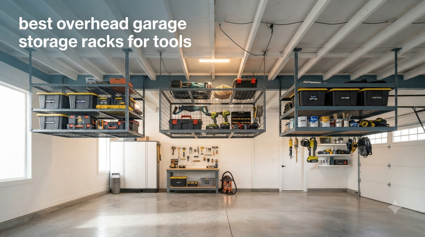 best overhead garage storage racks for tools