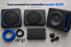 best powered car subwoofers under $200