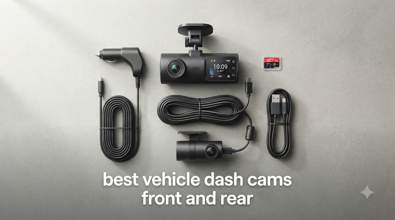 best vehicle dash cams front and rear
