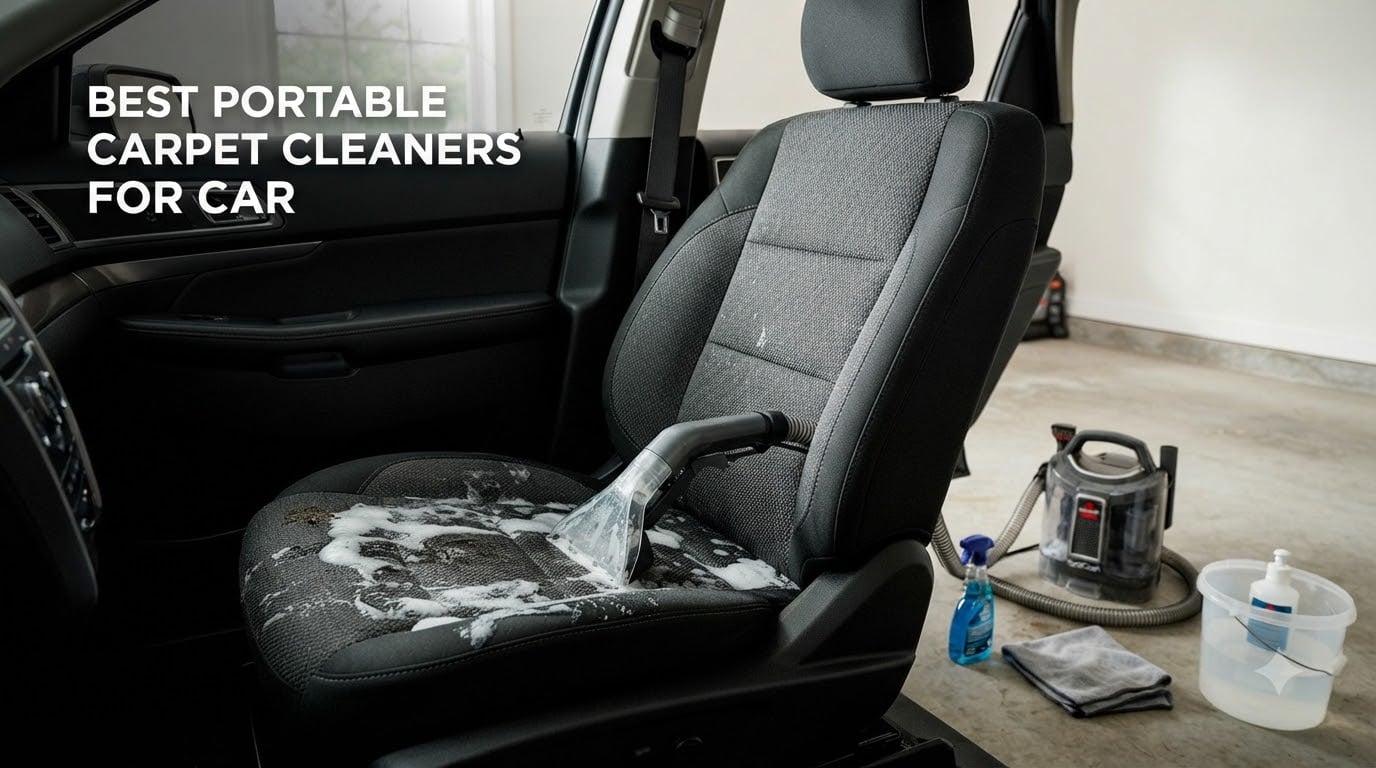 best portable carpet cleaners for car
