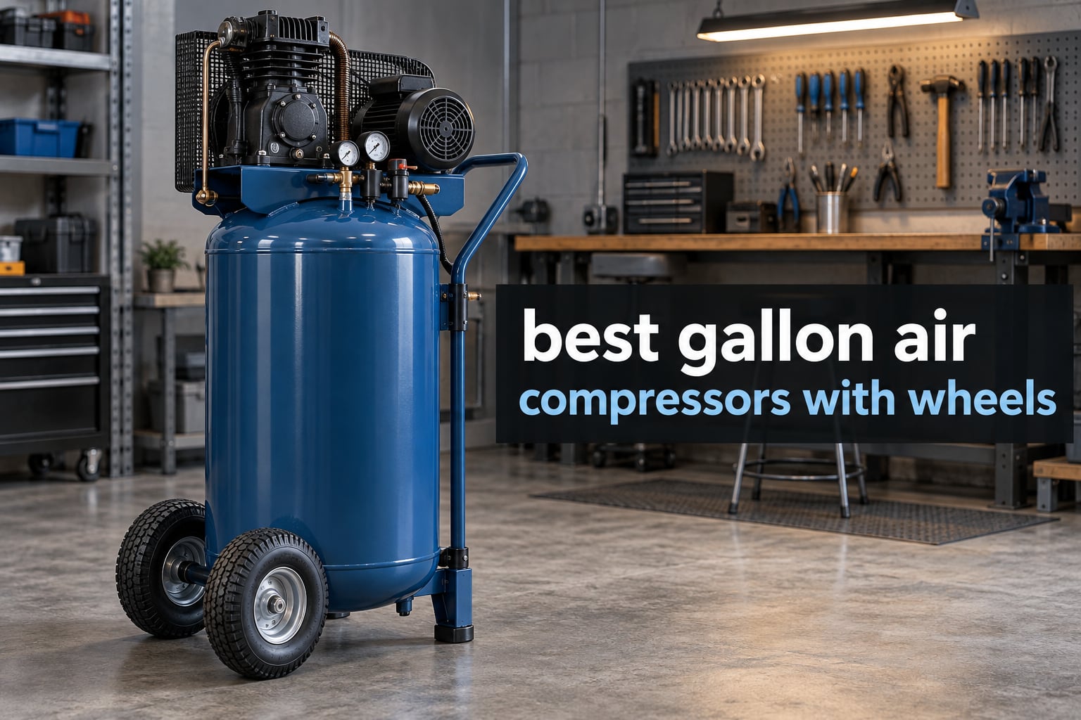 best 60 gallon air compressors with wheels